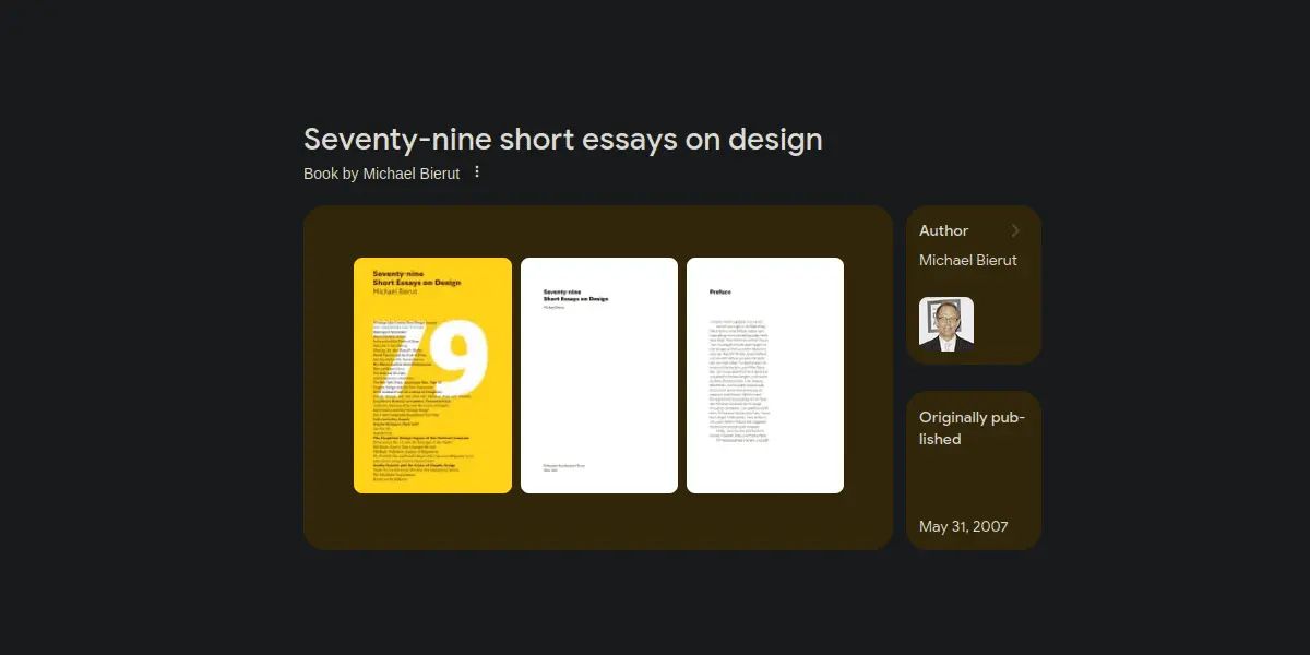 Book Review: ‘Seventy-nine Short Essays on Design’ by Michael Bierut